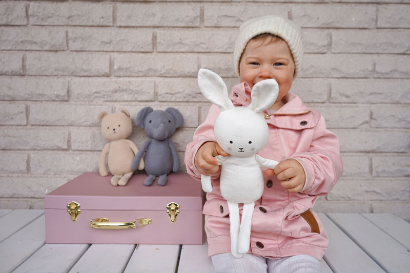 Buddy Bunny Gosedjur Presentask